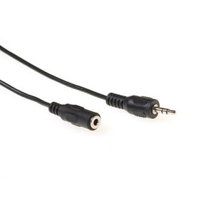 ACT AK2031 3,5mm Stereo Jack Verlengkabel Male/Female - 5 meter