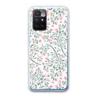 Sierlijke bloemen: Xiaomi Redmi 10 Transparant Hoesje