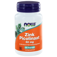 NOW Zink Picolinaat 50mg Capsules 60st - thumbnail