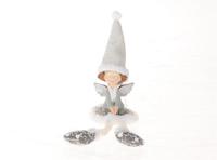 Beeld Engel met bungelbeentjes H23cm