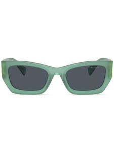 Miu Miu Eyewear lunettes de soleil Glimpse à monture rectangulaire - Vert