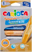 Verfstift carioca temperello set 6 metallickleuren