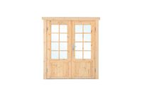 Dubbele deur DL7 159x188 cm 58 mm- - Hout- Tuindeco