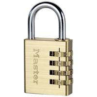 Master Lock P44298 Hangslot Goud, Zilver Cijferslot