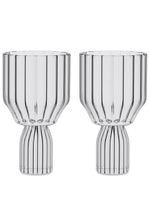 Fferrone Design lot de deux verres de vin Margot - Tons neutres