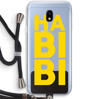 Habibi Majorelle : Samsung Galaxy J3 (2017) Transparant Hoesje met koord