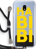 Habibi Majorelle : Samsung Galaxy J3 (2017) Transparant Hoesje met koord