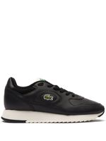 Lacoste baskets Linetrack en cuir - Noir - thumbnail