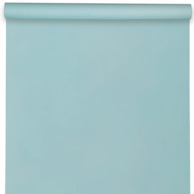 Tafelkleed op rol - 120 cm x 10 m - babyshower/geboorte jongen - blauw - polyester