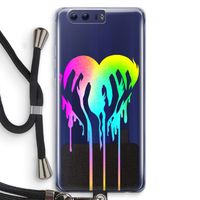Hold My Heart: Honor 9 Transparant Hoesje met koord