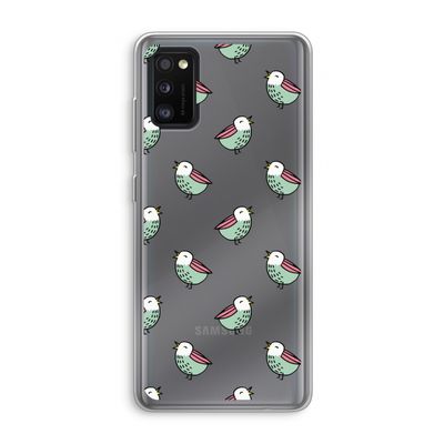 Vogeltjes: Samsung Galaxy A41 Transparant Hoesje