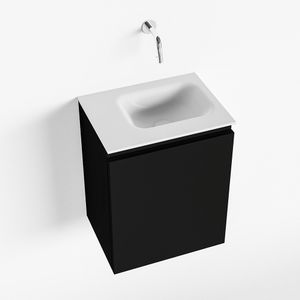 MONDIAZ OLAN 40cm toiletmeubel urban. LEX wastafel talc rechts geen kraangat