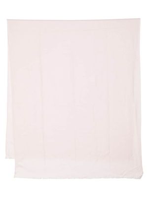 N.Peal écharpe en cachemire à franges - Rose
