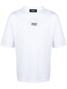 DSQUARED2 t-shirt en coton à logo imprimé - Blanc