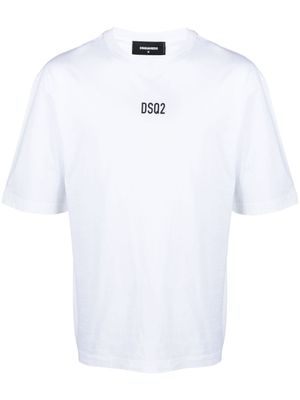 DSQUARED2 t-shirt en coton à logo imprimé - Blanc