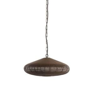 Light & Living Light&living Hanglamp Ø40x18 cm BAHOTO mat donker bruin