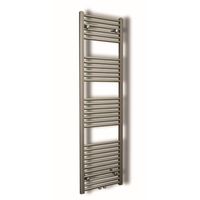 Designradiator Sanicare RVS Look Inclusief Ophanging Midden Aansluiting Recht 160x45 cm Sanicare