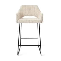 Jesper Home Yanai barkruk H65 Caramel Grid slide black