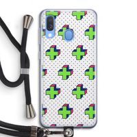 8-bit N°10: Samsung Galaxy A40 Transparant Hoesje met koord