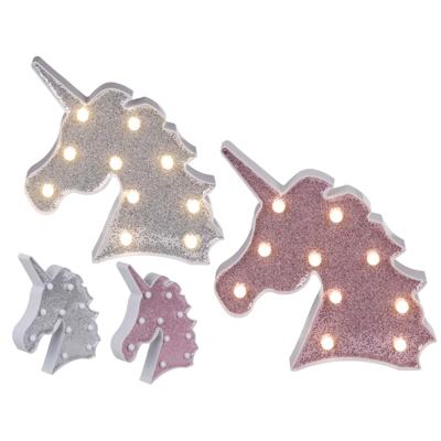 Basic Eenhoorn glitter led-licht
