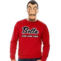 La Casa de Papel masker inclusief rode Bella Ciao trui voor heren   -