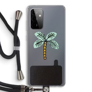 Palmboom: Samsung Galaxy A72 5G Transparant Hoesje met koord