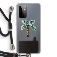 Palmboom: Samsung Galaxy A72 5G Transparant Hoesje met koord