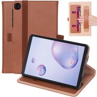 Luxe stand flip sleepcover hoes - Samsung Galaxy Tab A7 (2020) - Bruin