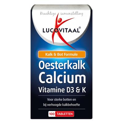 Lucovitaal Oesterkalk Calcium Vitamine D3 & K 100Tabletten