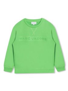 Marc Jacobs Kids sweat à logo embossé - Vert