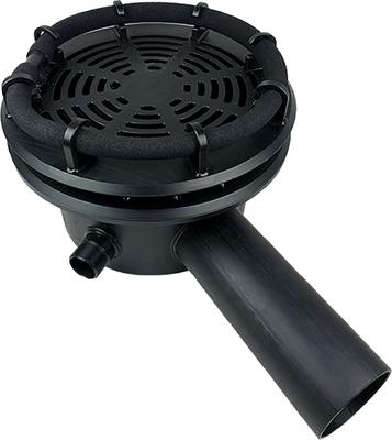 Aquaking AquaKing Bodemdrain belucht 110 zwart Ø300mm -