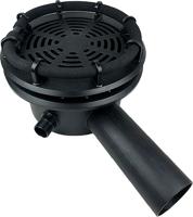 Aquaking AquaKing Bodemdrain belucht 110 zwart Ø300mm -