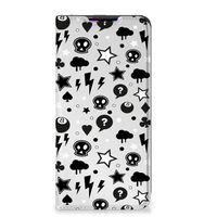 Mobiel BookCase Xiaomi Redmi 9 Silver Punk - thumbnail