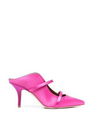 Malone Souliers mules pointues à fini satiné - Rose