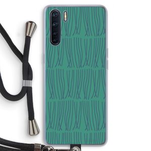Swirls: Oppo A91 Transparant Hoesje met koord
