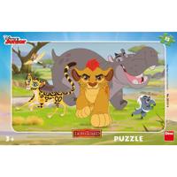 DinoToys Dino puzzel - disney frame puzzel the lion guard - 15 stukjes