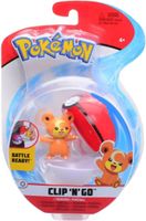 Pokemon Figure - Teddiursa + Poke Ball (Clip 'n' Go)