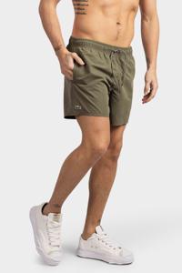 Lacoste Zwembroek Heren Khaki Groen - Maat S - Kleur: Groen | Soccerfanshop