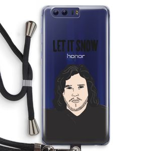 Let It Snow: Honor 9 Transparant Hoesje met koord