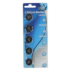 CR2032 Batterijen (5 stuks in blister)