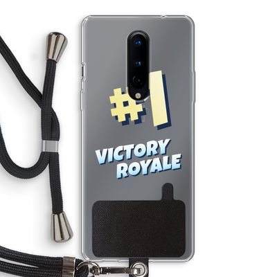 Victory Royale: OnePlus 8 Transparant Hoesje met koord