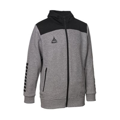 Select Hoodie Oxford - Zwart/Grijs Kids