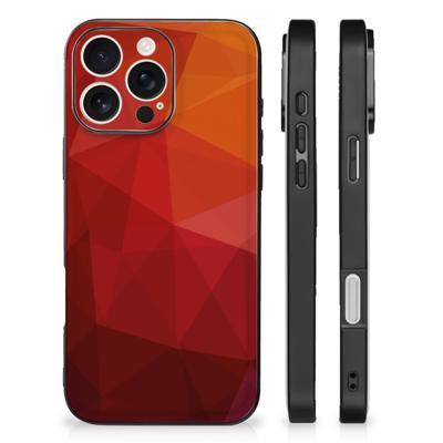 Backcover voor iPhone 16 Pro Polygon Red