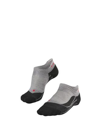 Falke TK5 Wander Invisible Footies Wandelsok Dames Light Grey 37-38