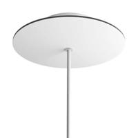 Ronde plafondkap wit minimalistisch 200mm 1 uit