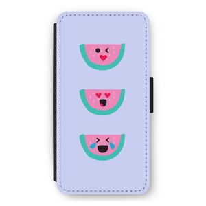 Smiley watermeloen: iPhone 11 Flip Hoesje