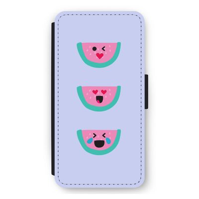 Smiley watermeloen: iPhone 11 Flip Hoesje