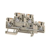 Weidmüller 2704400000 Componentenserieklem Push-In-klem Beige 50 stuk(s)