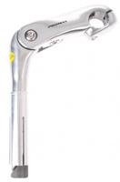 Promax stuurpen verstelbaar 22,2-25,4 / 170 / 25,4mm zilver
