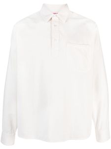 Orlebar Brown chemise en coton à manches longues - Blanc